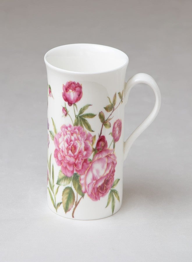 Grace Teaware Bone China Coffee Tea Mugs 9-Ounce, Assorted Set of 4 (Beautiful Garden) - Image 5