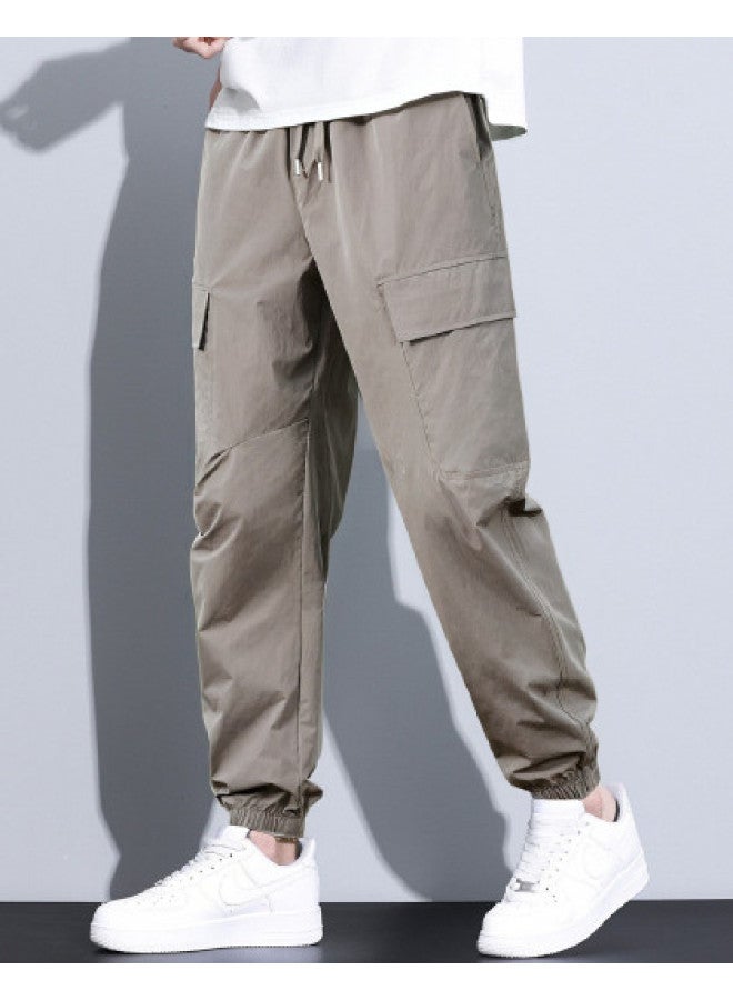 EPTISON سروال كاجوال شبابي صيفي 2025 - سروال كارجو قصير فضفاض للرجال متعدد الاستخدامات - Image 1