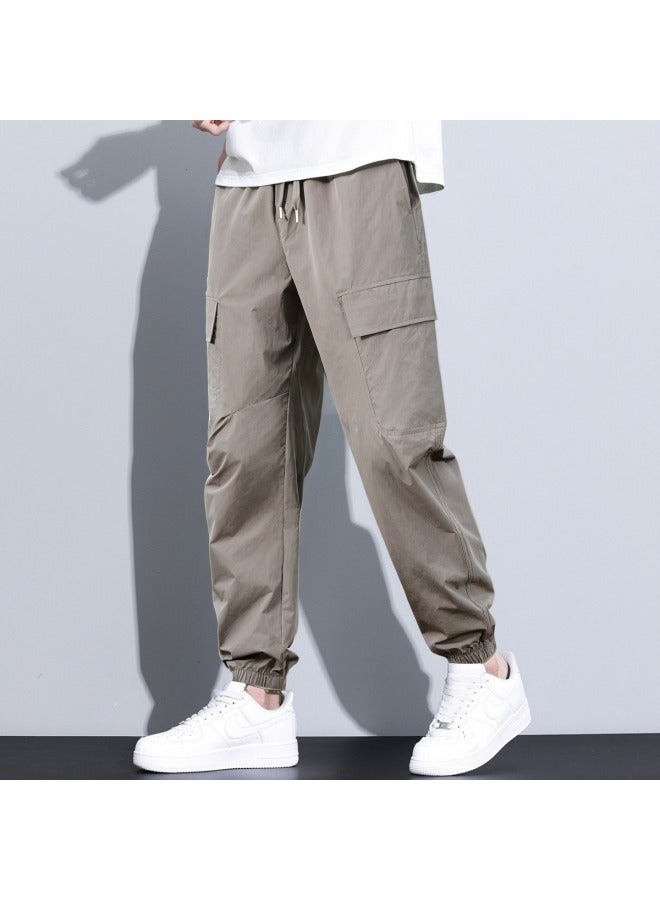 EPTISON سروال كاجوال شبابي صيفي 2025 - سروال كارجو قصير فضفاض للرجال متعدد الاستخدامات - Image 2