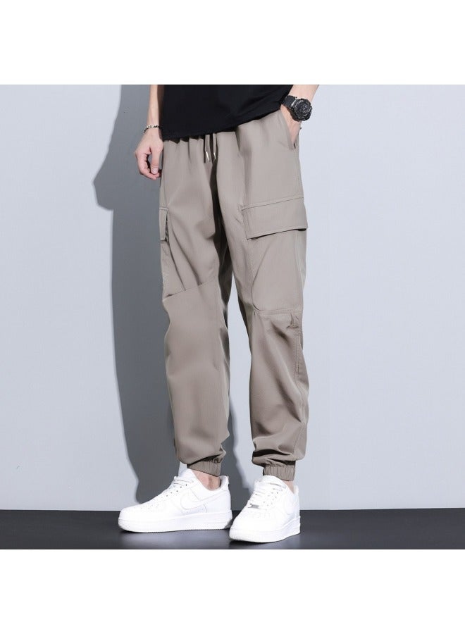 EPTISON سروال كاجوال شبابي صيفي 2025 - سروال كارجو قصير فضفاض للرجال متعدد الاستخدامات - Image 4