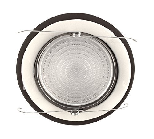 NICOR Lighting 6 inch Oil-Rubbed Bronze Recessed Shower Trim with Glass Fresnel Lens (17502OB) - Image 5