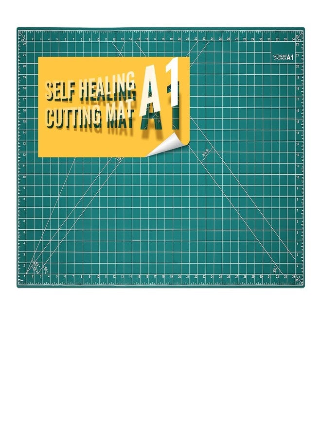 Prime Vinyl Cutting Mat, 23" x 35" Large Self Healing Sewing Mat, 5-Ply Heavy Cut Board, Rotary Cutting Mat for Crafts, Sewing Supplies and Quilting Tools. - Image 1