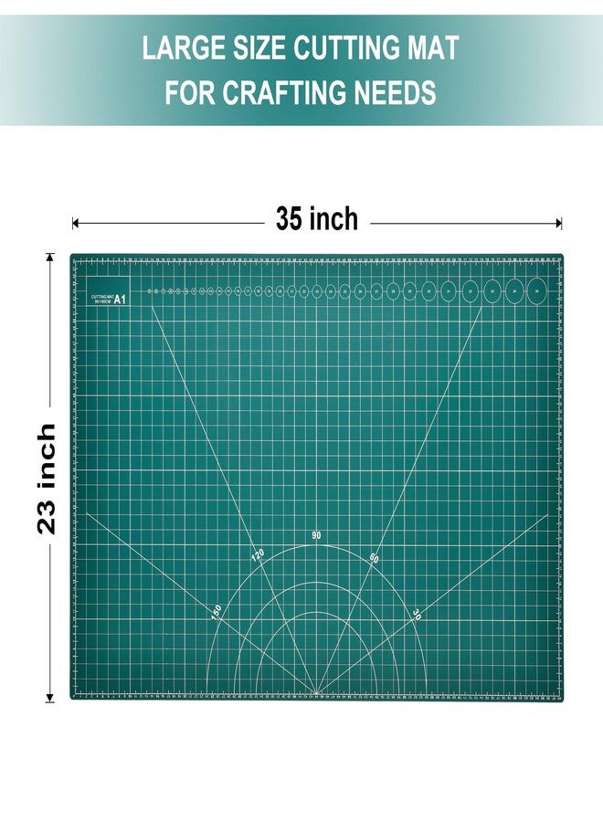 Prime Vinyl Cutting Mat, 23" x 35" Large Self Healing Sewing Mat, 5-Ply Heavy Cut Board, Rotary Cutting Mat for Crafts, Sewing Supplies and Quilting Tools. - Image 3