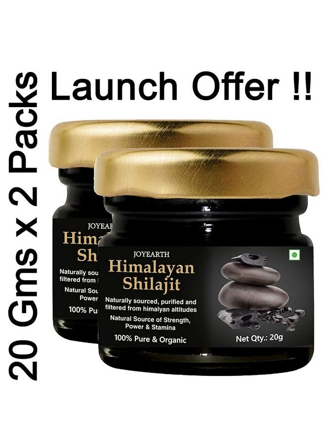 JOYEARTH Pure Shilajit Resin, Shilajit Resin, Shilajit Liquid, Shilajit Pure, Shilajit Liquid Original For Men, Shilajit Resin Himalayan, Pure Ayurvedic Raw Shilajit, Shilajit Resin 20G (Pack Of 2)  - Image 2