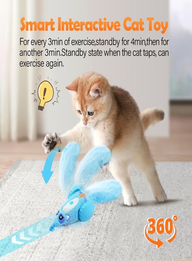 Migipaws Cat Toy,Plush Mice Car (Blue) - Image 4