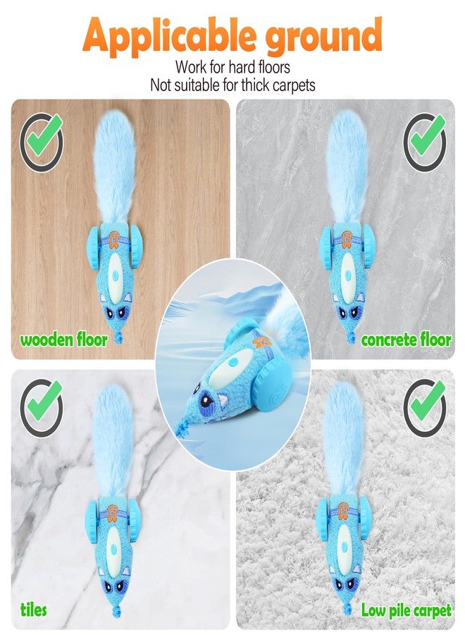 Migipaws Cat Toy,Plush Mice Car (Blue) - Image 5
