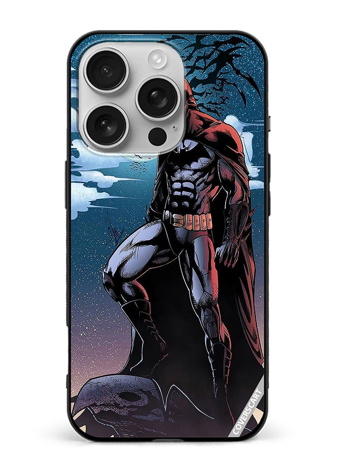 Protective Case Cover For Apple iPhone 16 Pro Batman Design Multicolour