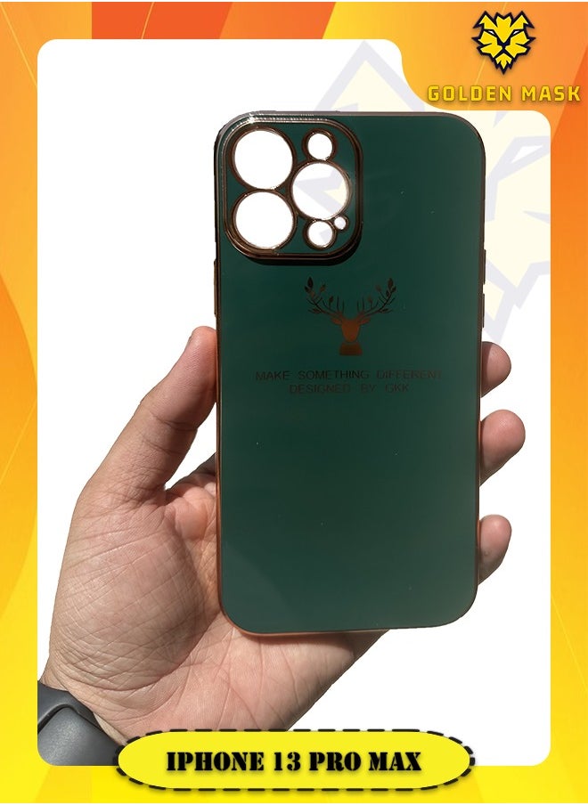 GKK - For iPhone 13 Pro Max GKK Silicone Case Elliptical Camera Cover (Green) - Image 1