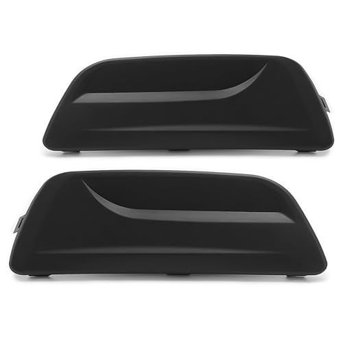 HECASA Fog Light Cover Compatible with 2013-2016 Chevy Chevrolet Malibu Eco Limited Bumper Fog Lamp Trim Bezel Replacement for 20768847 20768848 Left & Right Black - Image 1