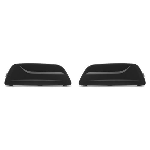 HECASA Fog Light Cover Compatible with 2013-2016 Chevy Chevrolet Malibu Eco Limited Bumper Fog Lamp Trim Bezel Replacement for 20768847 20768848 Left & Right Black - Image 2