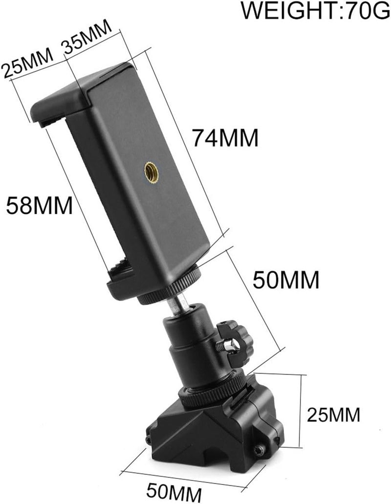 Remote Controller Phone Holder Support Portable Durability Simple to Use Easily Installation Practical Phone Clip Bracket - Image 3