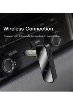 JAJEEK YAU25 2-in-1 Bluetooth 5.0 Transmitter Receiver Aux Adapter for Car & Home Stereo System, Wireless Audio Streaming, Hands-Free Calls, Long Range Connectivity, Easy Setup, Ideal for Music, TV, and More  - Image 4