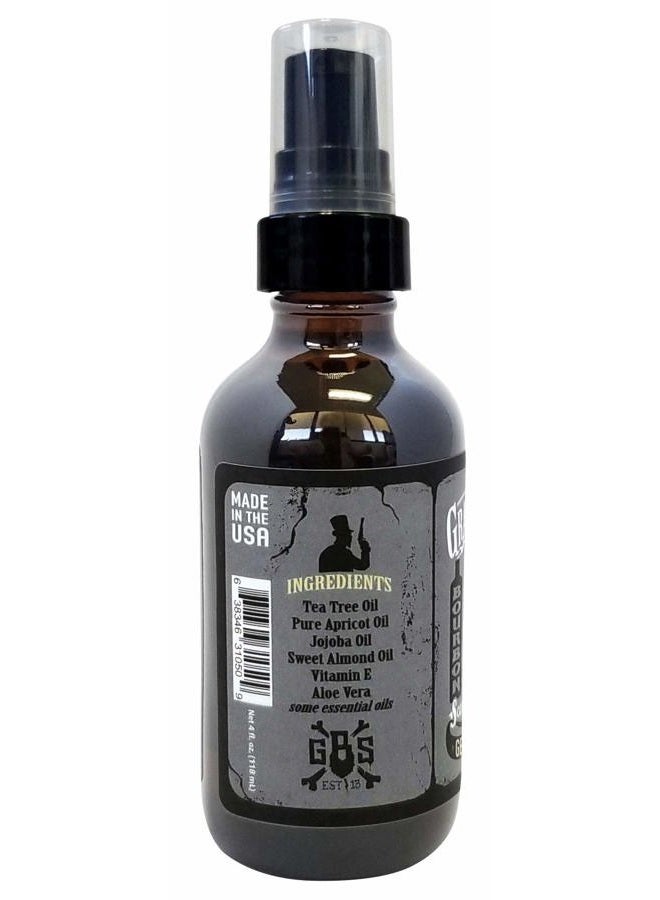 GRAVE BEFORE SHAVE ™ Gentlemen's Blend Beard Oil (Bourbon/Sandal Wood Scent) 4 oz. BIG BOTTLE - Image 2
