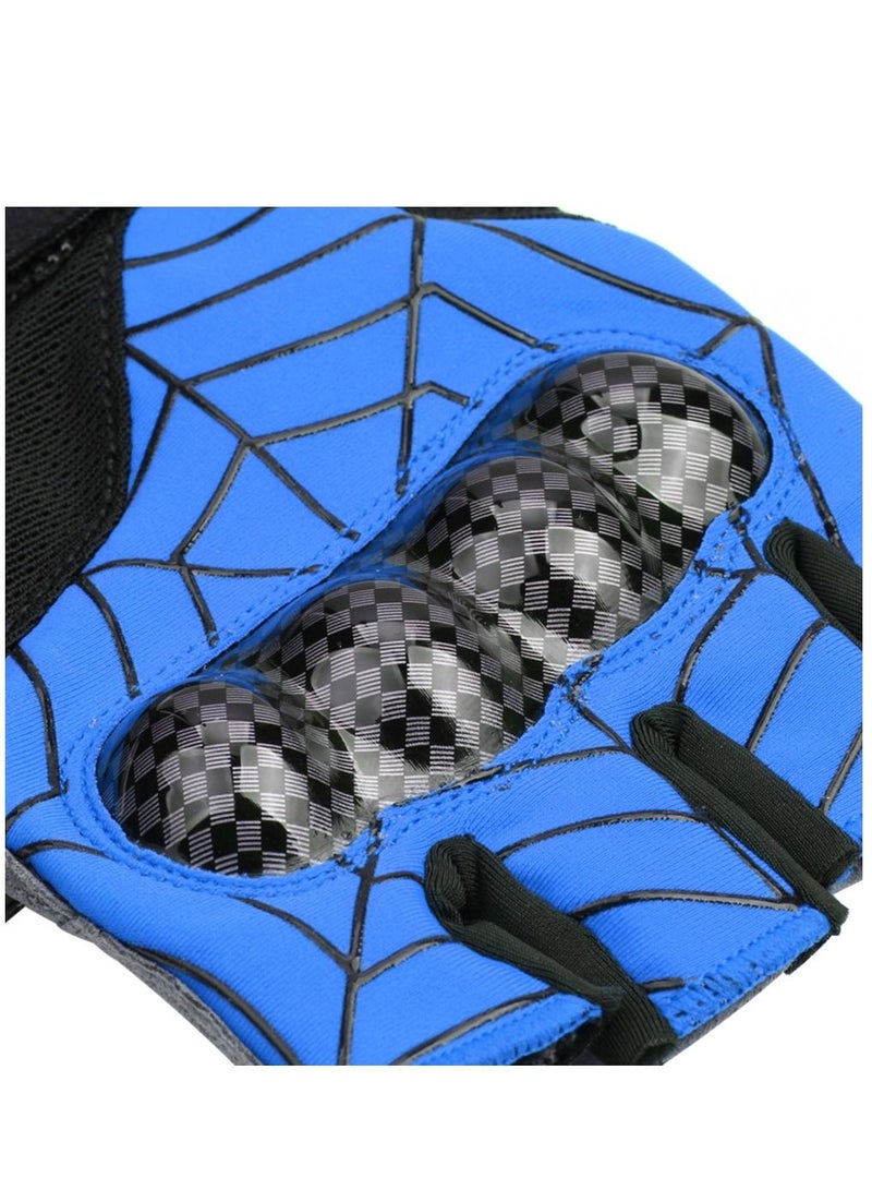 GUB ONE PAIR GUB S038 Bicycle Gloves Anti-collision Strengthening Glove for Outdoor Cycling Electric scooter(BLUE) - Image 4