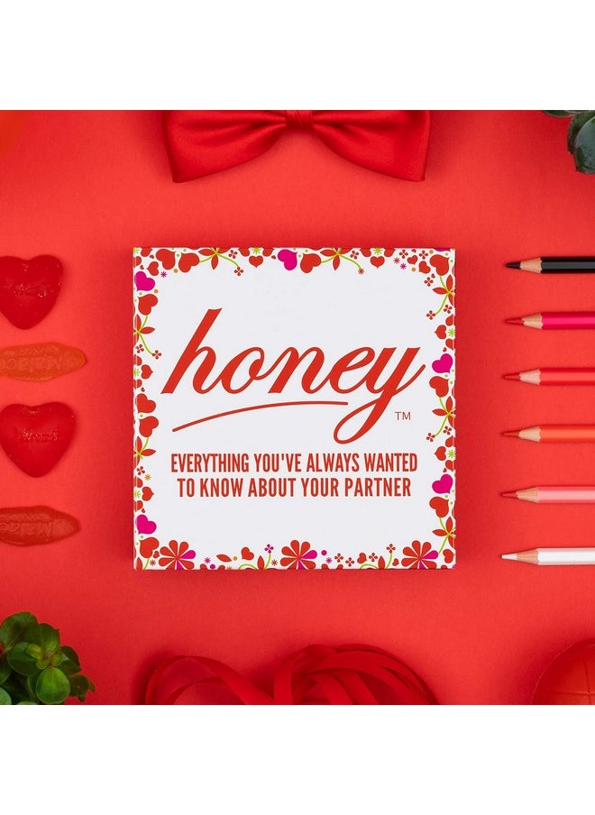 Hygge Games Honey - Everything You´ve Always Wanted to Know About Your Partner - Fun Conversation for Couples, red