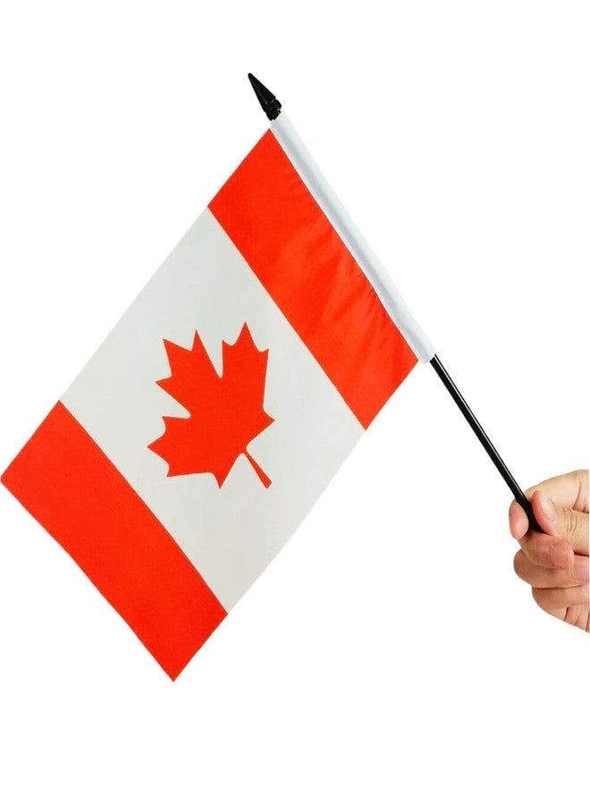 Zigvert Canada USA Friendship Flag - Twin Table Flag on Stand Base, Perfect for Offices, Families, and Conference Rooms - Image 4