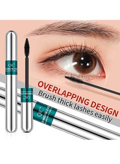 QIC 4D Silk Fiber Lash Mascara, 2 in 1 Thrive Mascara For Natural Lengthening And Thickening Effect  - Image 4