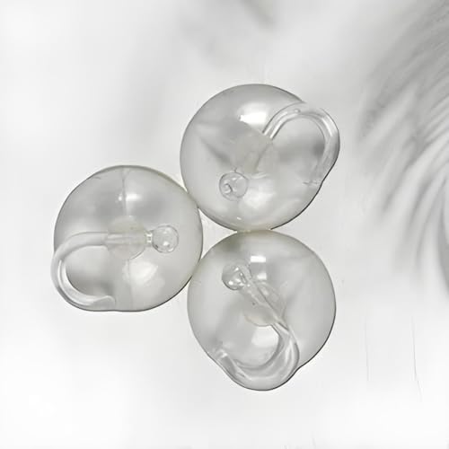 Oblivion Self Adhesive Wall Hooks 3 Pc - Strong Nail Free Wall Mount Transparent Rubber Vacuum Hangers, Reusable and Waterproof Sticky Hooks, Kitchen and Bathroom Organizers Accessories Items - Image 1