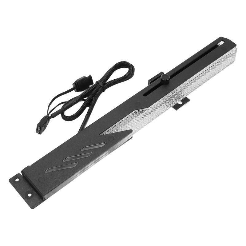 GPU Support Bracket ARGB 3Pin 4Pin Sliding Adjustable Easy Installation GPU Holder for Desktop Graphic Card - Image 3