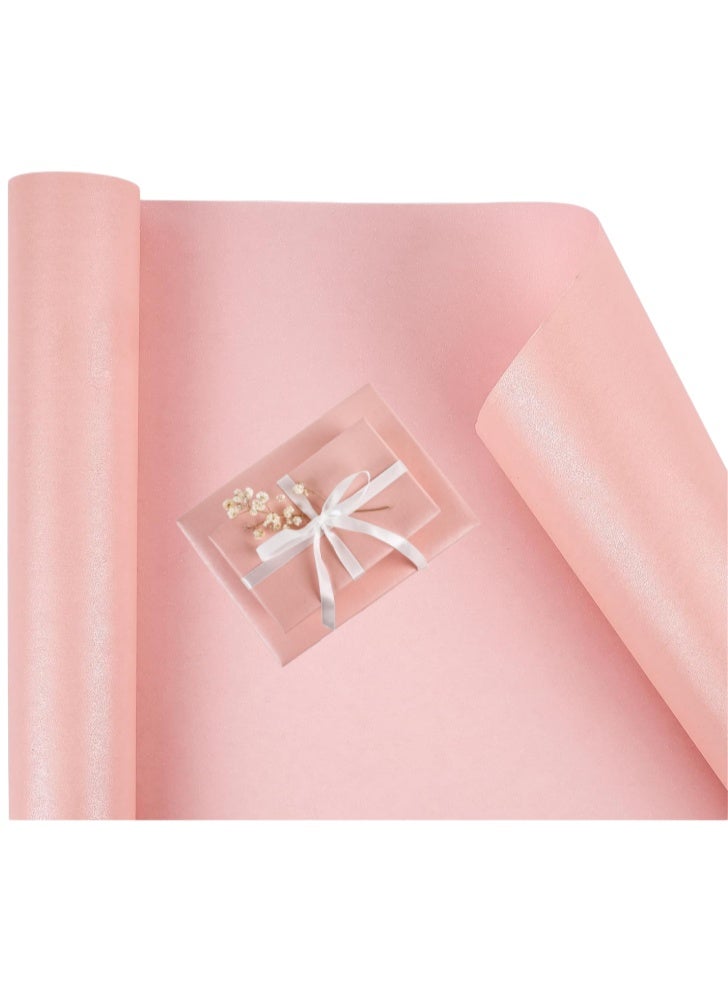 Balloon World 1 Roll of Pink Matte Wrapping Paper (43 cm x 300cm), Wrapping Paper Roll, Craft Paper Gift Wrapping Bulletin Board Arts & Crafts, Bouquet Flower Table Covering Poster Packing Paper - Image 1