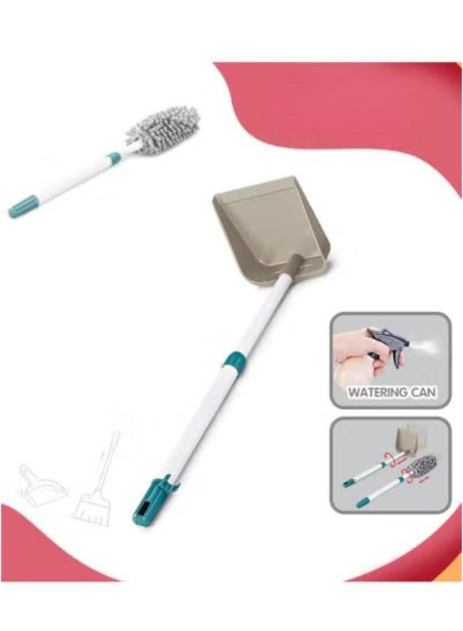 XiuWoo Kids Cleaning Set for Toddlers, Detachable 20 Pcs Pretend Play Set, Educational Toddler Cleaning Carts - Image 5