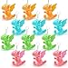 Siifert 12 Pcs Dragon Plush Stuffed Animals Bulk Gift Cute Dinosaur Plush Keychain for Present Kid Birthday Favor - Image 2