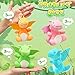 Siifert 12 Pcs Dragon Plush Stuffed Animals Bulk Gift Cute Dinosaur Plush Keychain for Present Kid Birthday Favor - Image 4