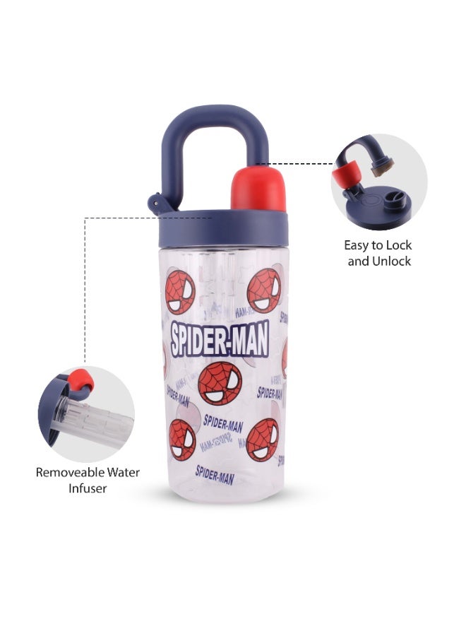 Brain Giggles BrainGiggles Water Bottle for Boys – Leakproof, BPA-Free Kids, Lightweight Tritan Water Bottle with Strap for School Toddler, No Spill (750ML) - Image 3