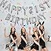 Awfrky 76pcs Happy Birthday Balloon Banner Silver Balloons Letters Personalized 16 Mylar Foil Birthday Decorations includes 2 Sets A Z 1 set Number 09 and HAPPY BIRTHDAY letters with Balloon Pump - Image 4