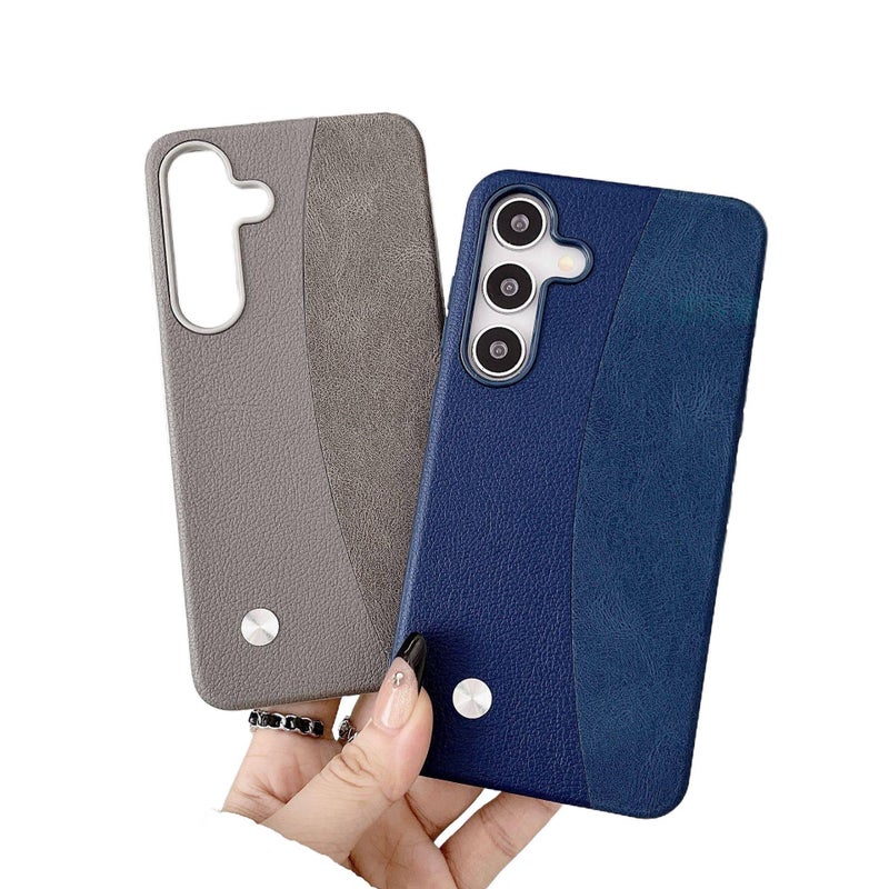 Protective Case | Shockproof Cover for Samsung Galaxy S24 | Green Leather Texture | Drop Protection - Image 4