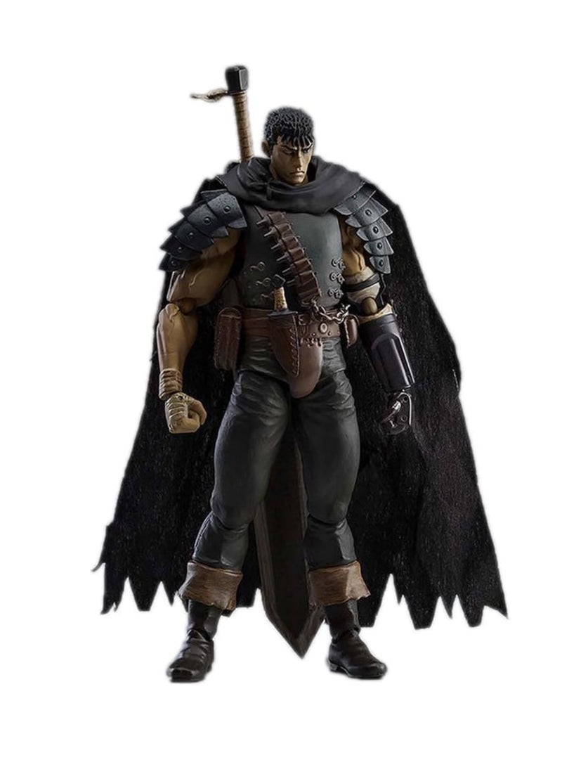general Berserk Guts Figma Action Figure Toy With Accessories Movable Joints Anime Figures Statue Character Collection Cartoon Game Doll Model Desktop Decorations Party Gift - Image 1