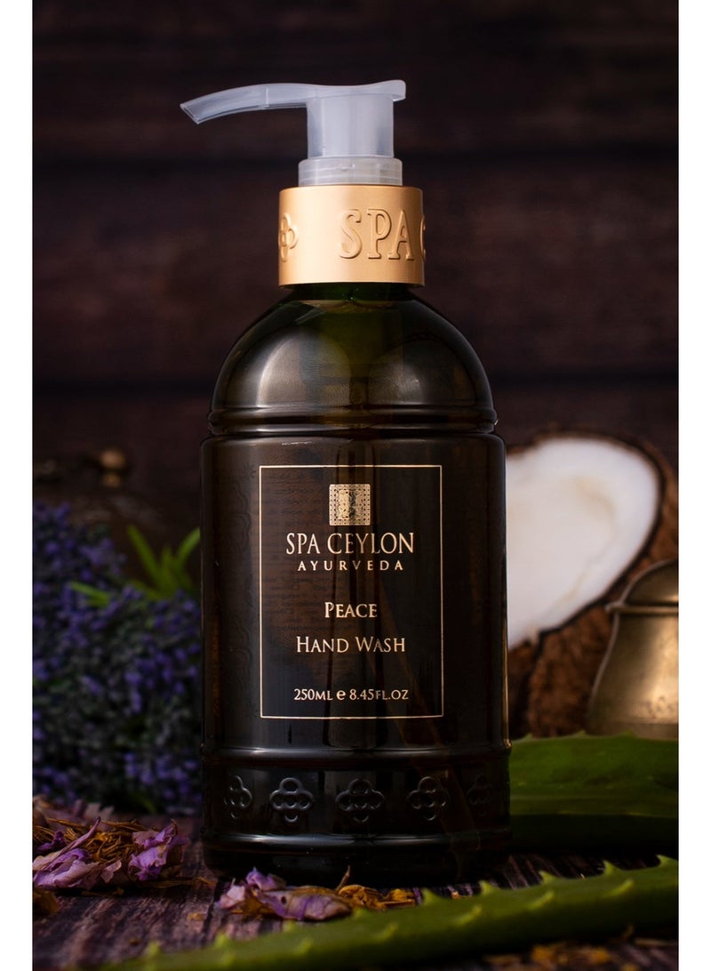spa ceylon Peace Hand Wash | Hydrating Liquid Hand Soap | Liquid Hand Wash | Relaxing, Vegan and Cruelty-Free | Fragrant Pump Soap for All Skin Types | 250ml - Image 2