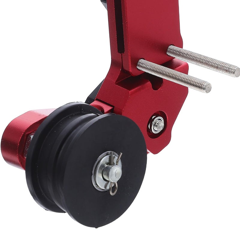 Red Aluminum Motorcycle Chain Tensioner Adjuster Guide Spring For Dirt Pit Bike ATV - Image 4