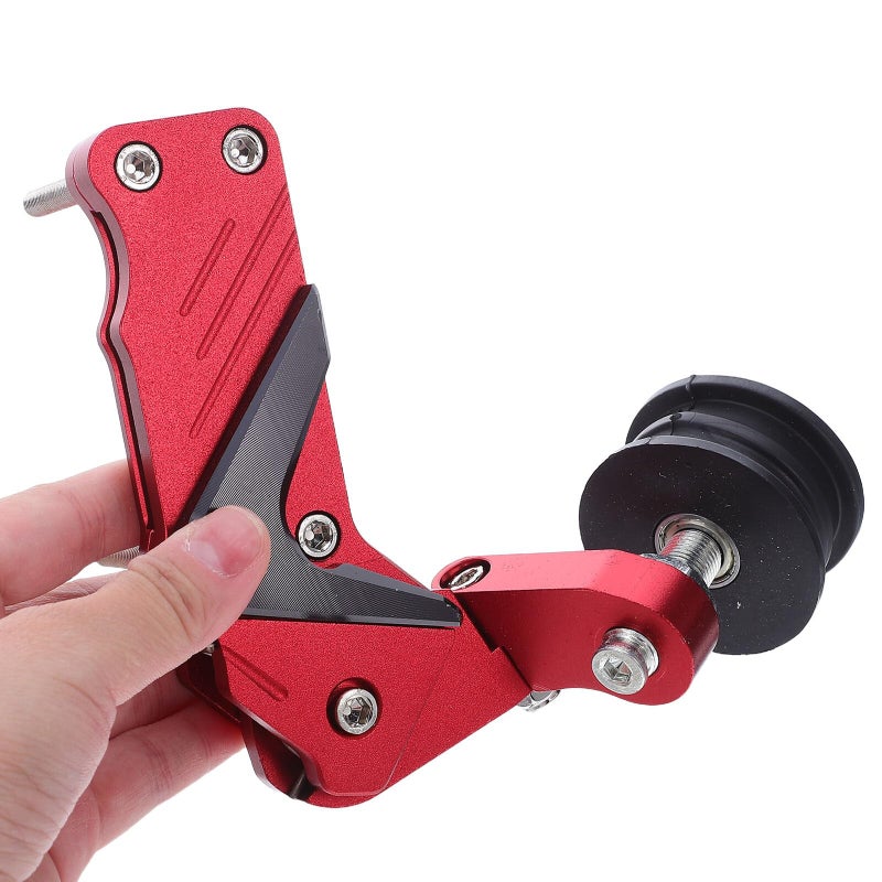 Red Aluminum Motorcycle Chain Tensioner Adjuster Guide Spring For Dirt Pit Bike ATV - Image 5