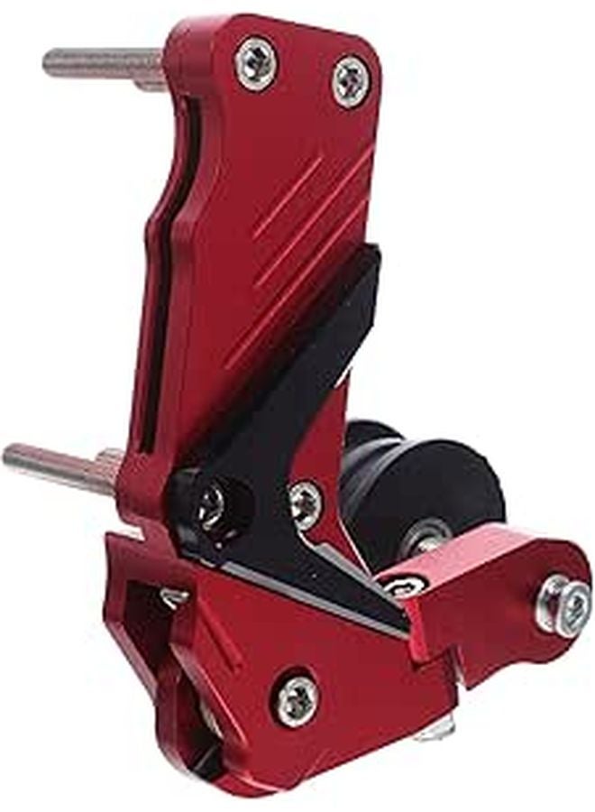 Red Aluminum Motorcycle Chain Tensioner Adjuster Guide Spring For Dirt Pit Bike ATV - Image 1