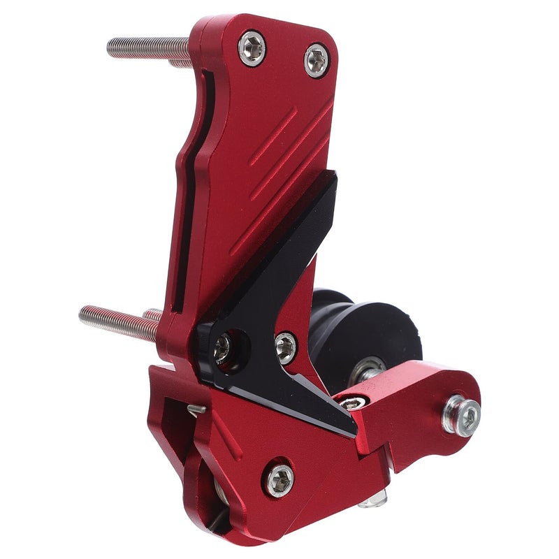 Red Aluminum Motorcycle Chain Tensioner Adjuster Guide Spring For Dirt Pit Bike ATV - Image 2