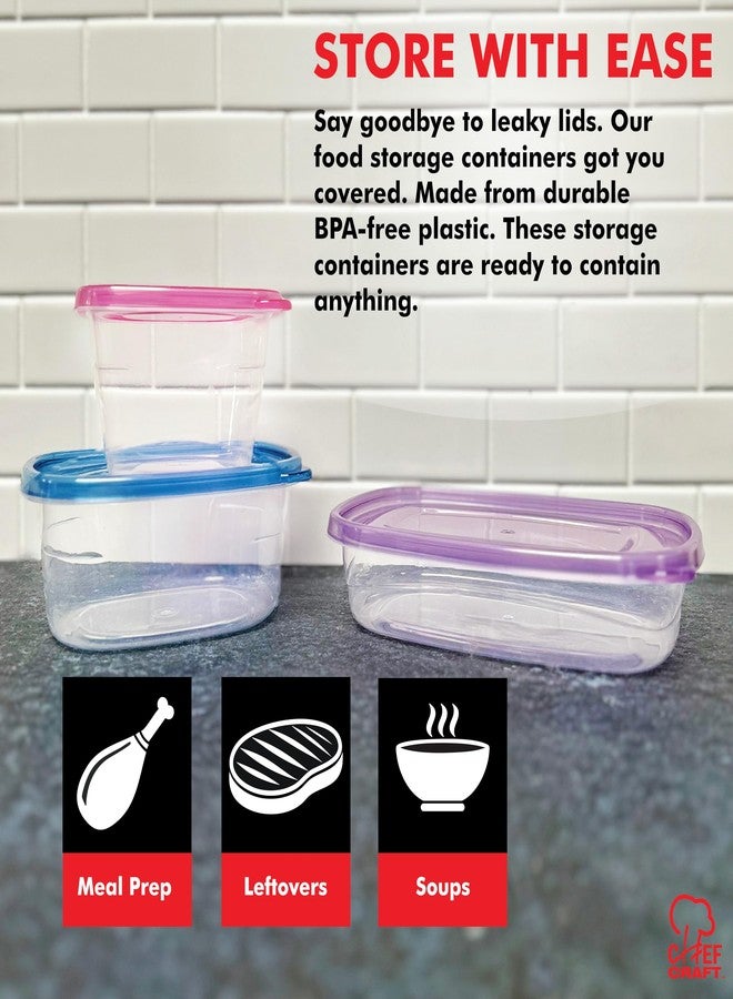 شيف كرافت عبوة من قطعتين من علب تخزين الطعام من شيف كرافت، مقاس 8.25 × 5.5 بوصة - Image 3