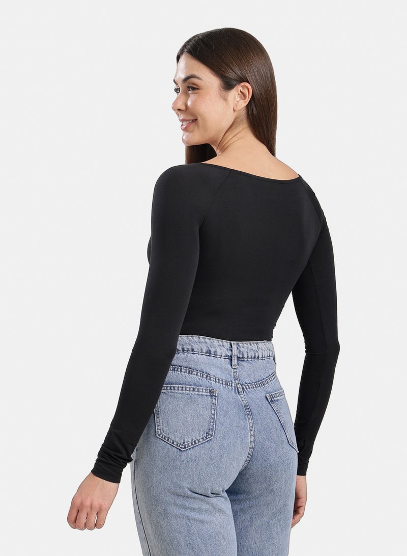 Clue Bodysuit with Thumbhole Cuffs - Image 4