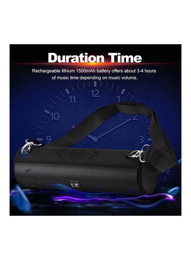 NIBEMINENT Wireless Bluetooth Speaker LZ E23 Black  - Image 3