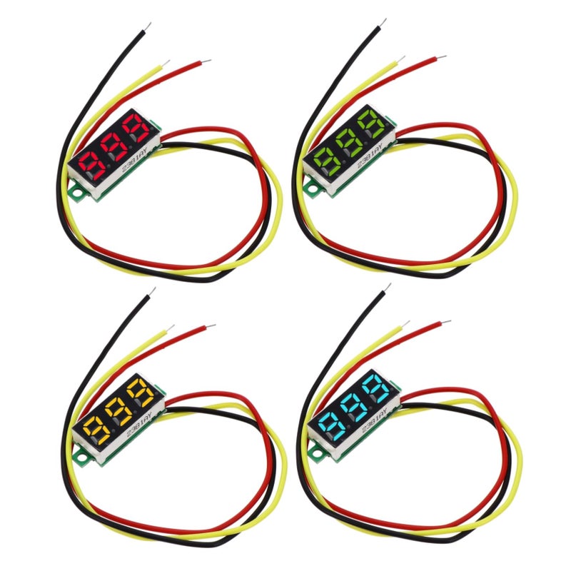 Digital Voltage Meter DC 0 100V Mini Voltmeter For Motorcycle Battery Monitoring - Image 2
