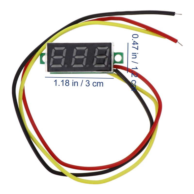 Digital Voltage Meter DC 0 100V Mini Voltmeter For Motorcycle Battery Monitoring - Image 3