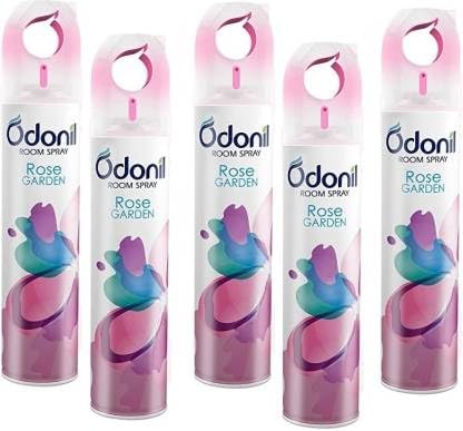 Odonil Room Spray Air Freshener Rose Garden Room Spray-Pk-5 Spray (5 x 220 ml) - Image 2