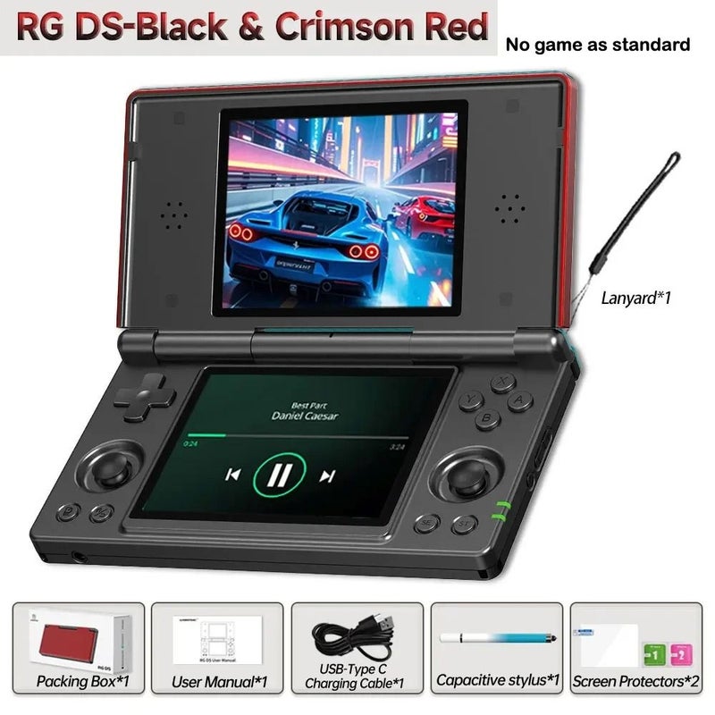 أنبيرنيك ملحقات ألعاب Anbernic RG DS - أسود - Image 1