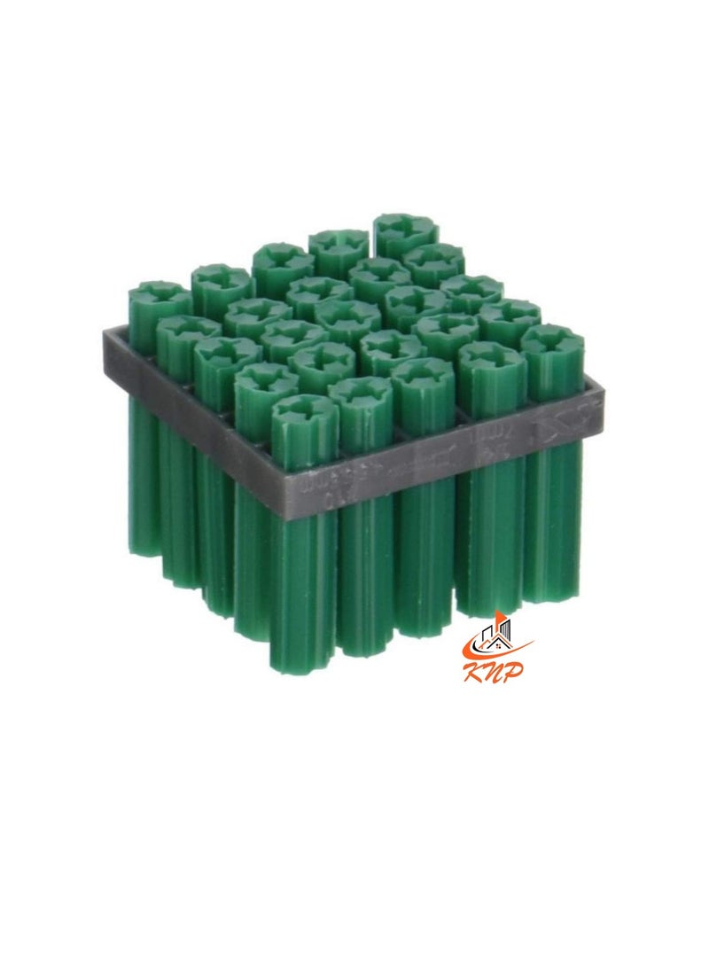 KNP Green Expanded Plug 7 X 1" 25mm - Image 3