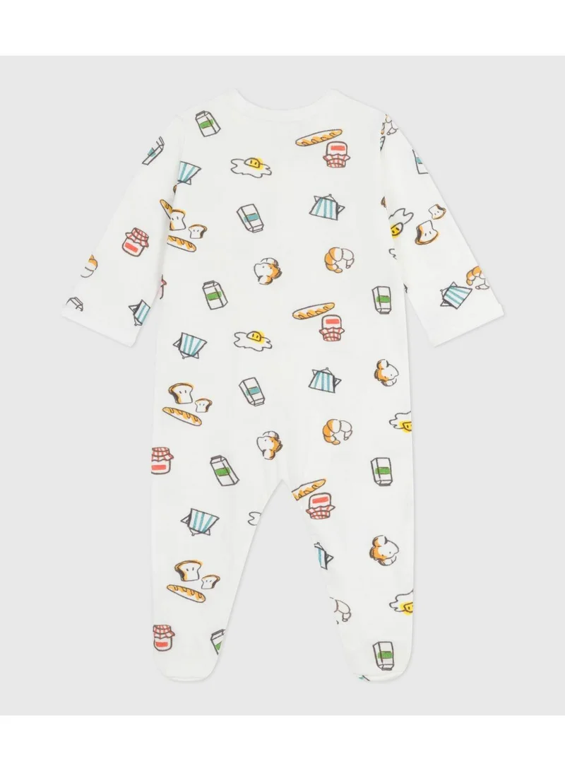 بيتي باتو بدلة بيجامة أطفال قطن مطبوعة