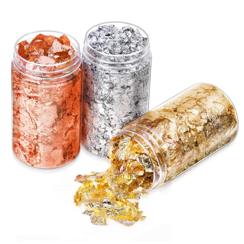 Paxcoo Gold Foil Leaf Flakes - Image 1