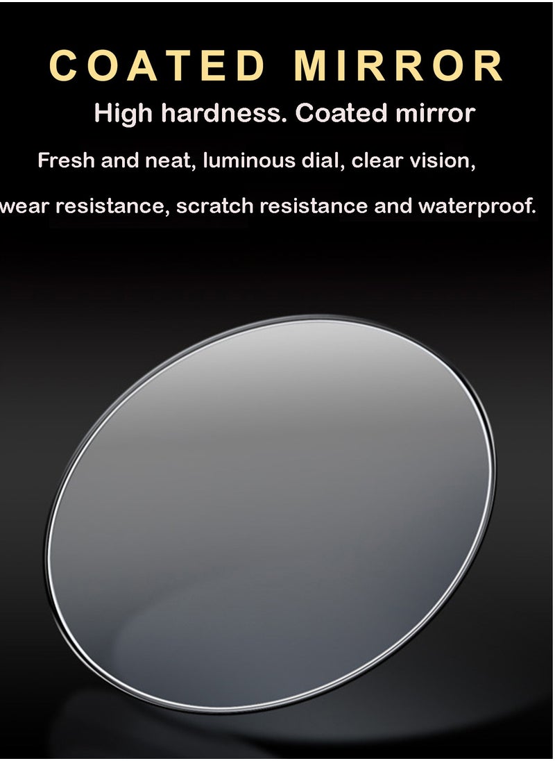 POEDAGAR Men Business Dress Rhinestone  Quartz Date Luxury Casual Stainless Steel Waterproof Luminous Wrist Watch  - Image 3