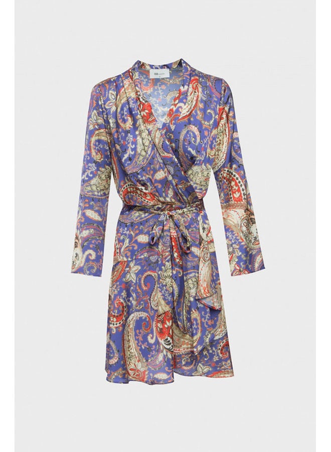 BSB Wrap dress with paisley print - Image 1