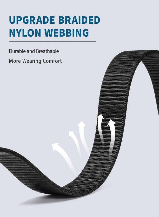 FAIRWIN Ratchet Belt Men - Tactical Nylon Web Belts, Gift for Work，Golf, Casual Jeans, Pants and Everyday Use - Image 4