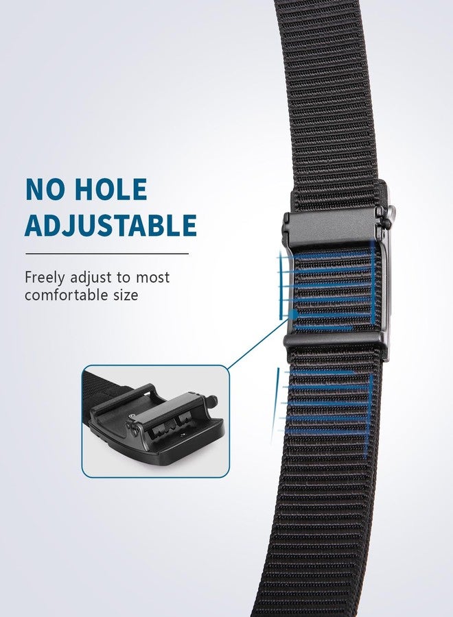 FAIRWIN Ratchet Belt Men - Tactical Nylon Web Belts, Gift for Work，Golf, Casual Jeans, Pants and Everyday Use - Image 3